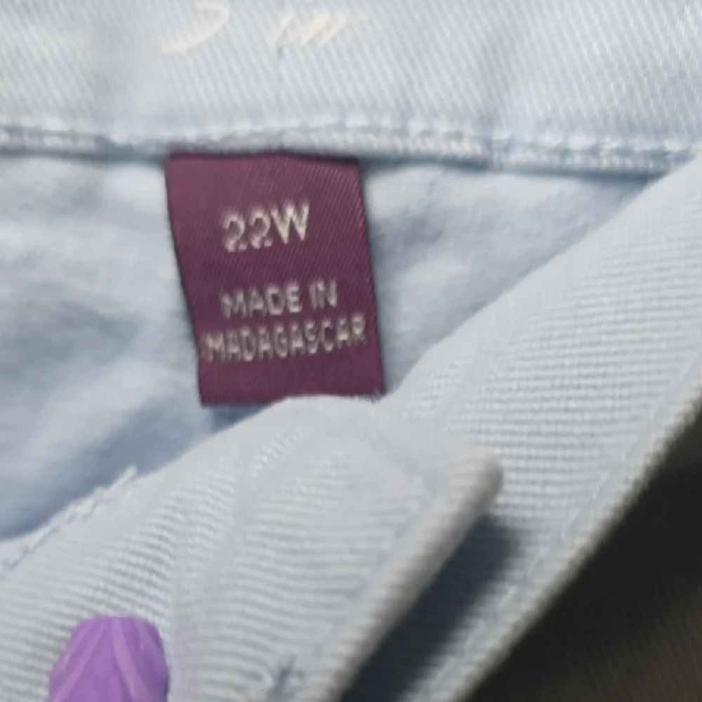Ladies‎ Gloria Vanderbilt Light Blue Shorts Sz 22W